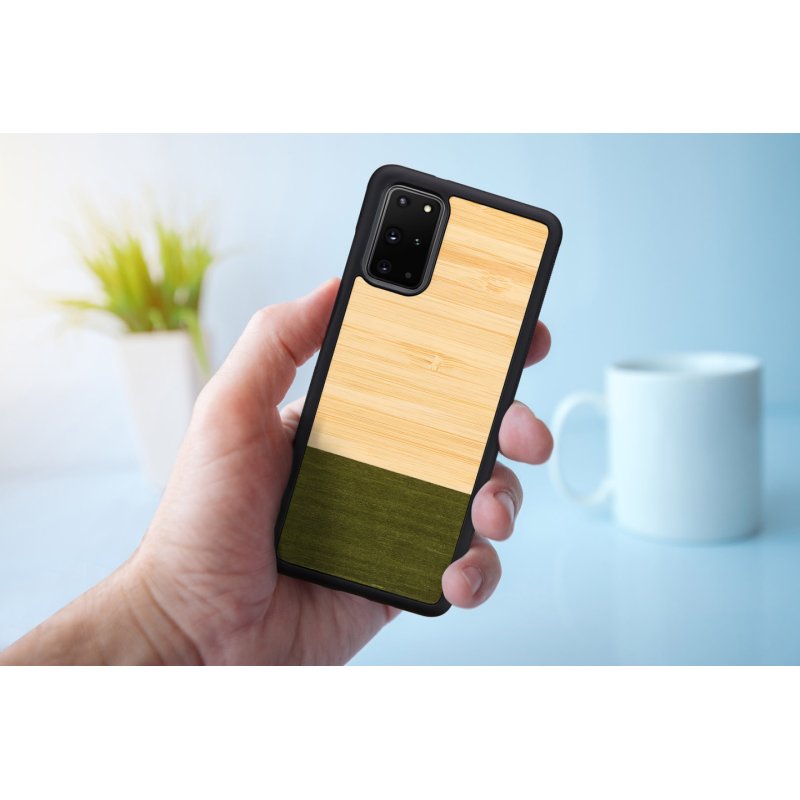 MAN&WOOD case for Galaxy S20+ bamboo forest black