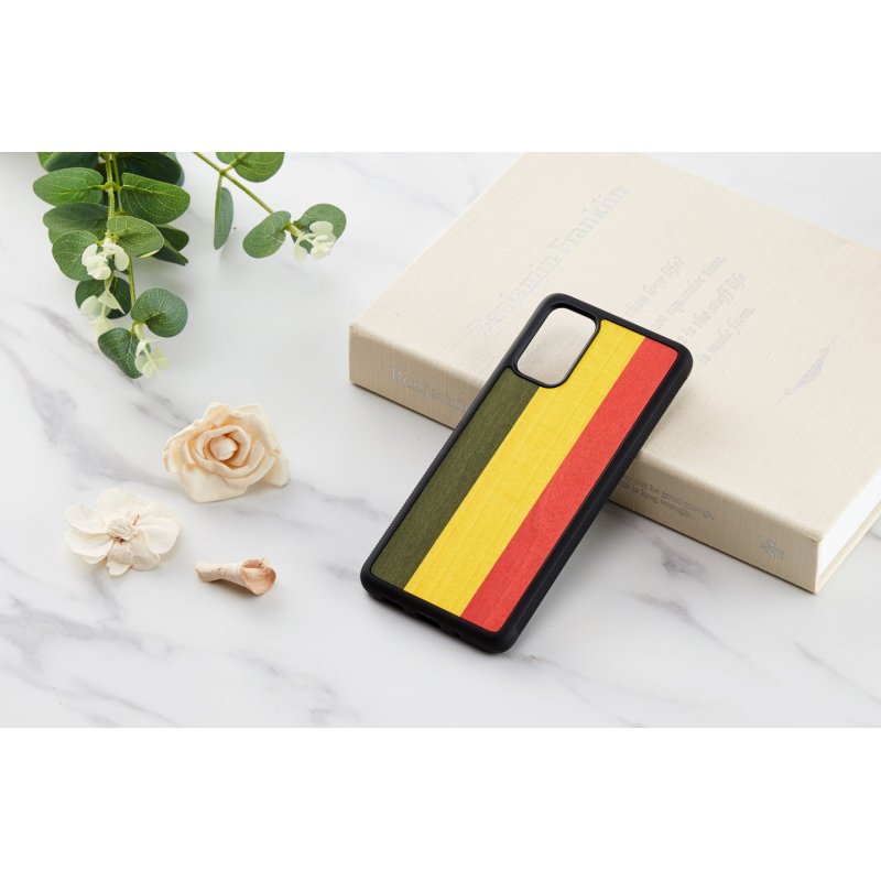 MAN&WOOD case for Galaxy S20+ reggae black