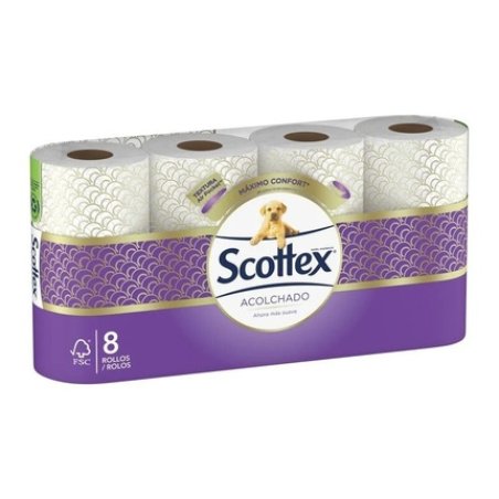 Scottex Toilet Paper 8 Units Cushioned