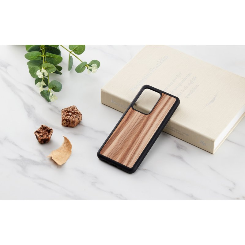 MAN&WOOD case for Galaxy S20 Ultra cappuccino black