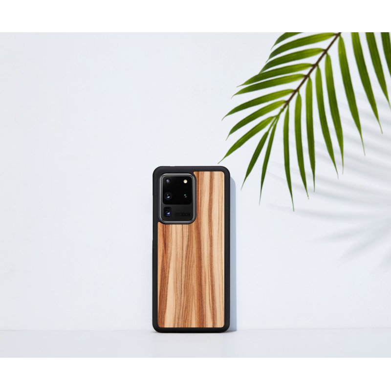 MAN&WOOD case for Galaxy S20 Ultra cappuccino black