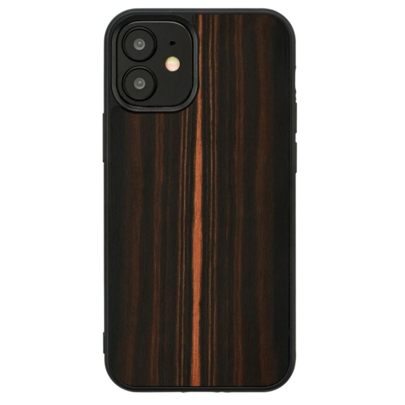 MAN&WOOD case for iPhone 12 mini ebony black