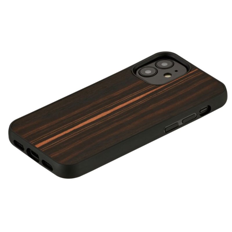 MAN&WOOD case for iPhone 12 mini ebony black