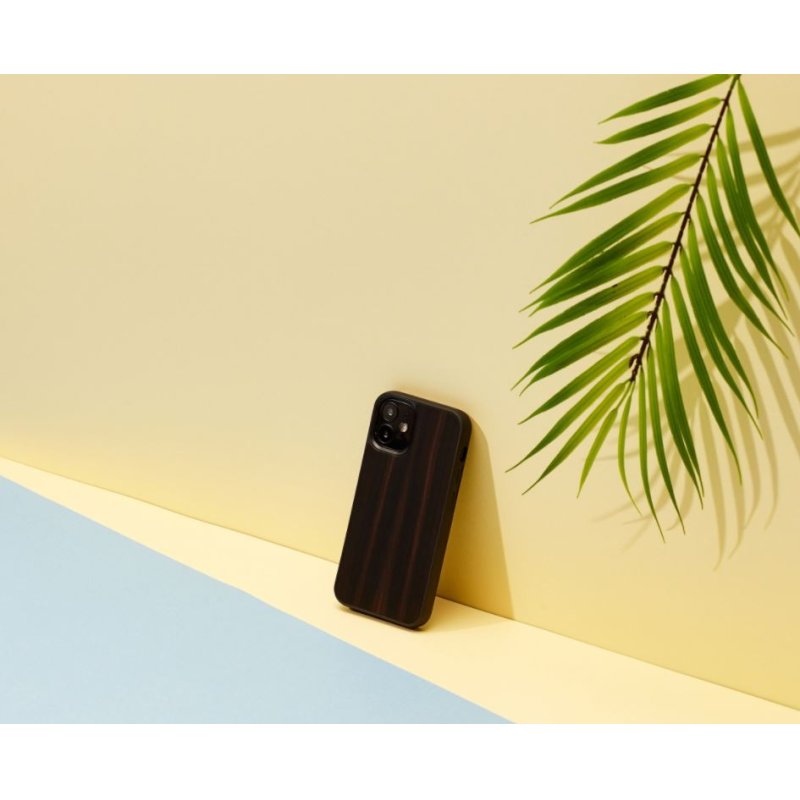 MAN&WOOD case for iPhone 12 mini ebony black