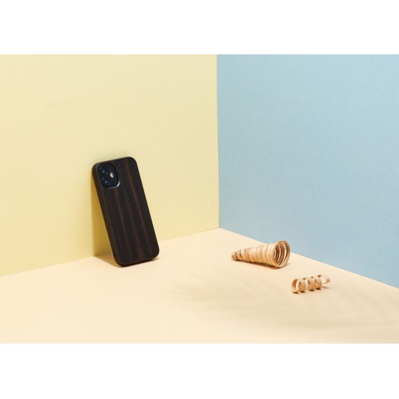 MAN&WOOD case for iPhone 12 mini ebony black