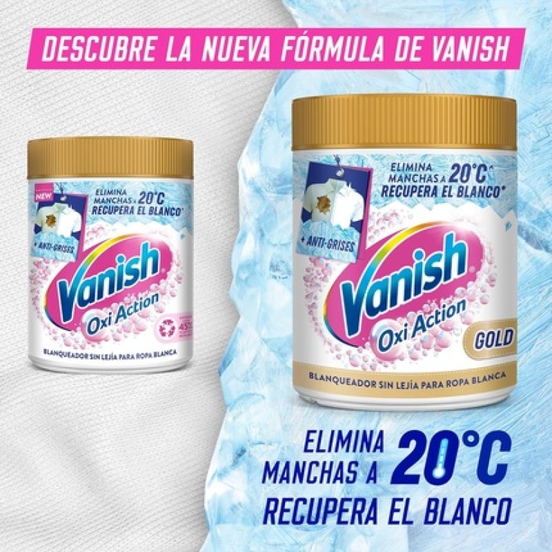 Vanish Oxi Advance Multi-Benefit Stain Remover and Bleach for White Clothes