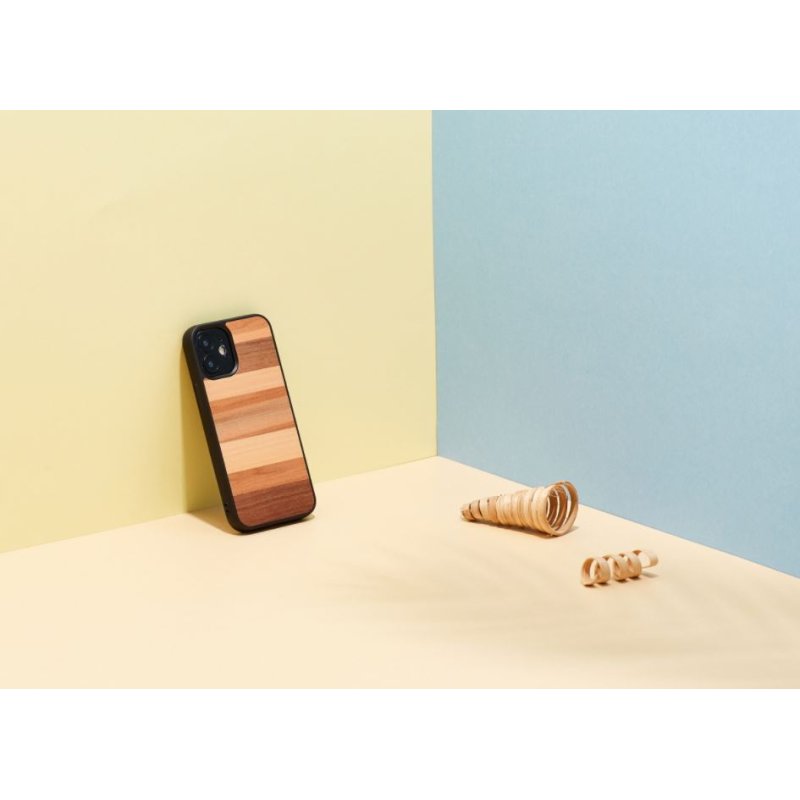 MAN&WOOD case for iPhone 12 mini sabbia black