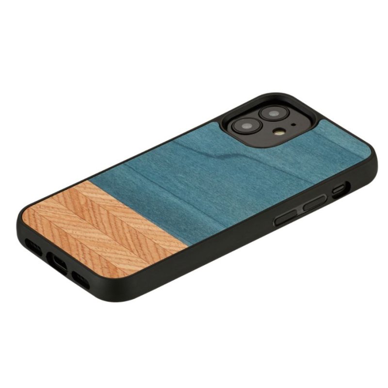 MAN&WOOD case for iPhone 12 mini denim black