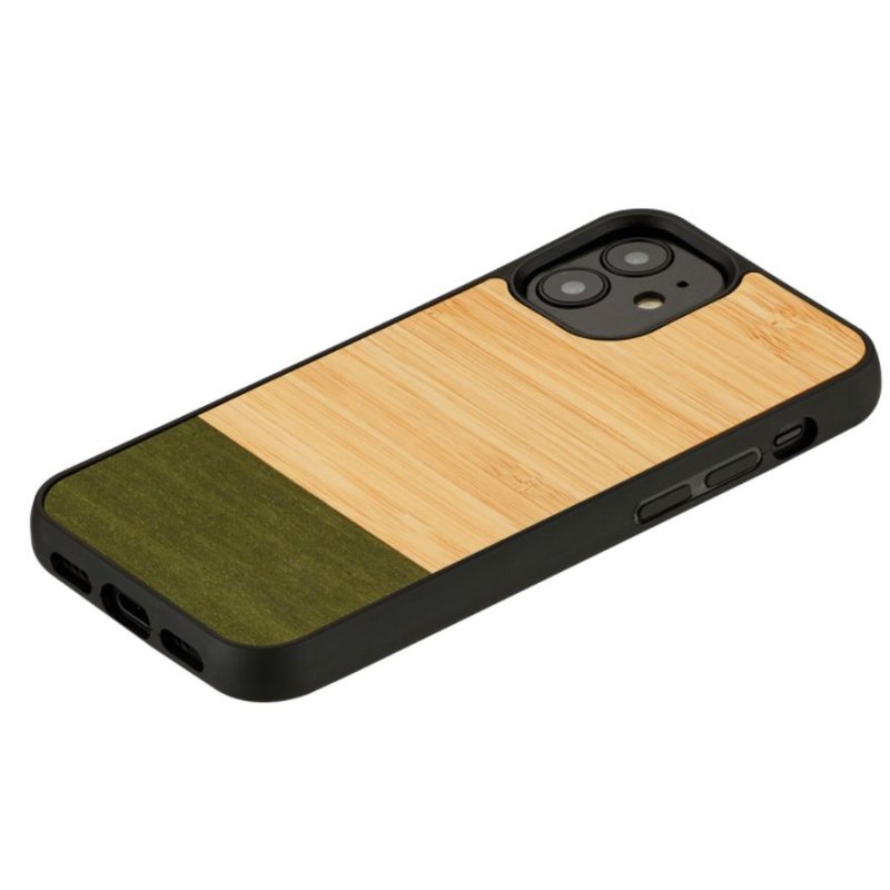 MAN&WOOD case for iPhone 12 mini bamboo forest black