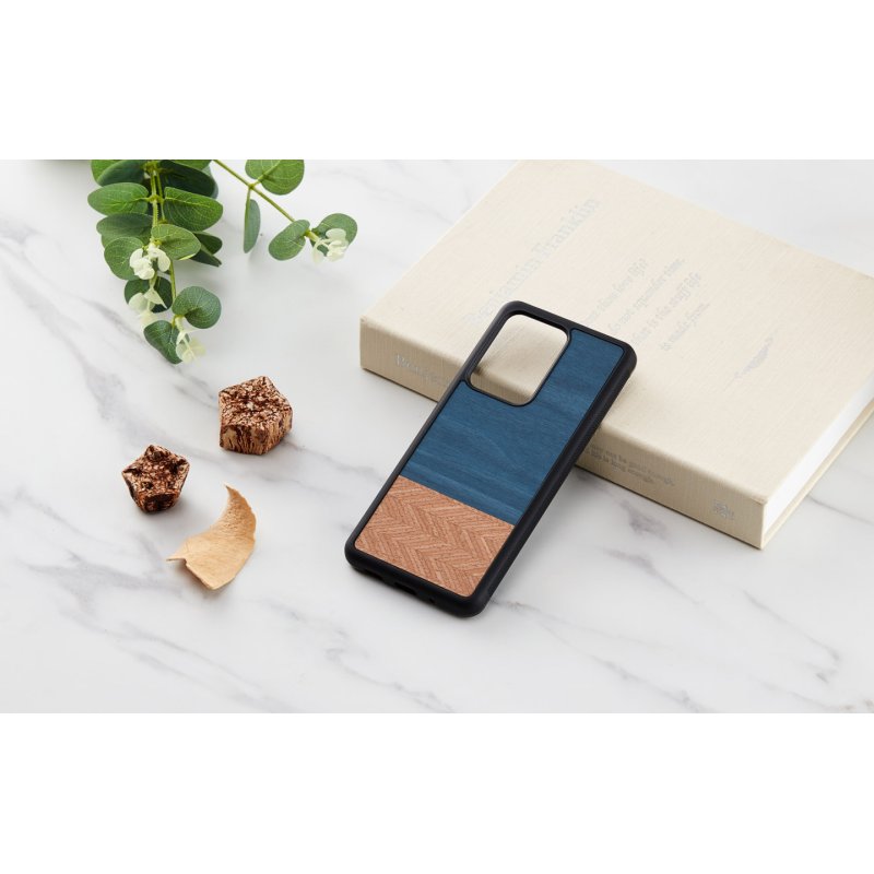 MAN&WOOD case for Galaxy S20 Ultra denim black