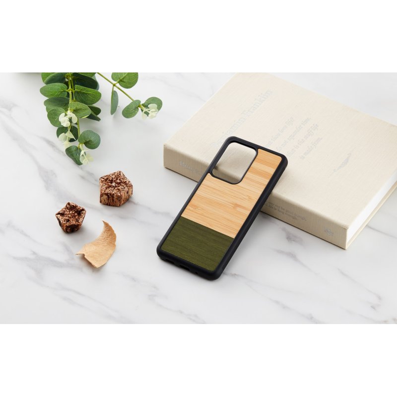 MAN&WOOD case for Galaxy S20 Ultra bamboo forest black