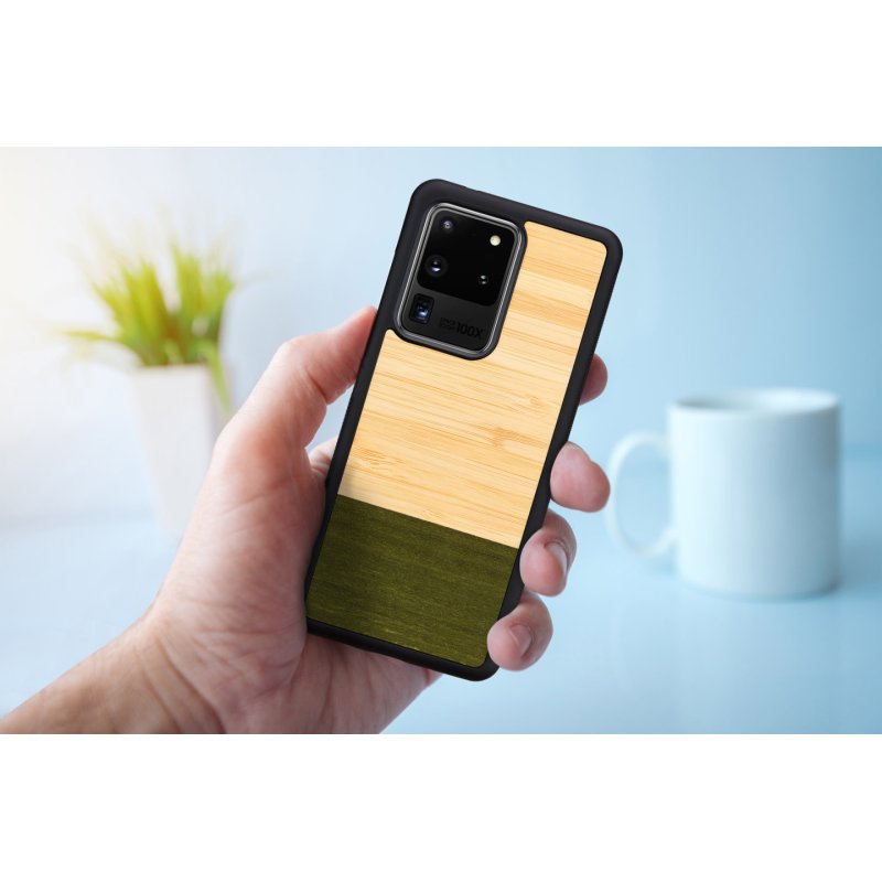 MAN&WOOD case for Galaxy S20 Ultra bamboo forest black