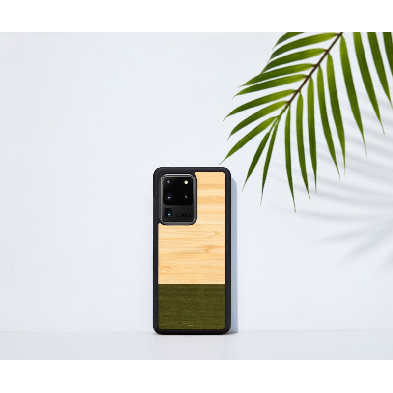 MAN&WOOD case for Galaxy S20 Ultra bamboo forest black