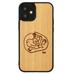 MAN&WOOD case for iPhone 12 mini child with fish