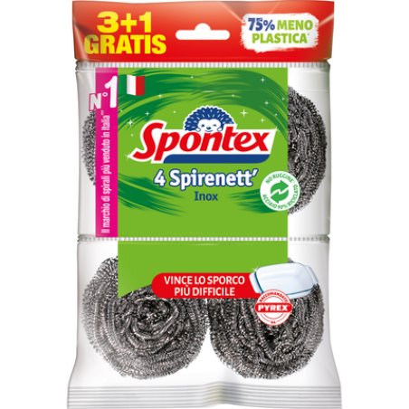 Spontex Stainless Steel Abrasive Cloth Scratch Resistant Pack Of 3