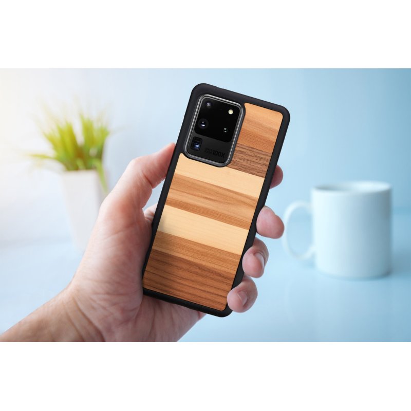 MAN&WOOD case for Galaxy S20 Ultra sabbia black