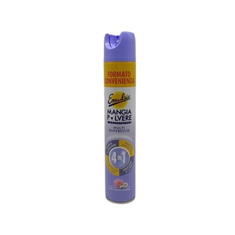 Emulsio Spray 400 Ml Mangiapolvere Fiordi Loto E Cotone Multi Superficie