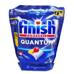 Finish Quantum All In One Lemon Caps 135 Count