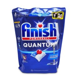 Finish Quantum All In One Caps Fresh 64 Count