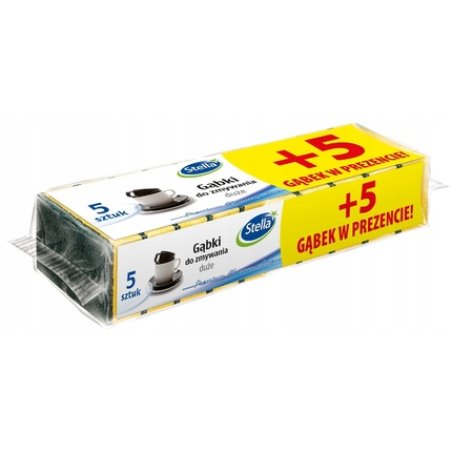 Stella Large Cleaning Sponges Value Pack Of 10 Pieces 55 Bonus