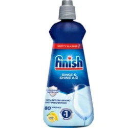 Finish Rinse Aid Lemon 400 Milliliters Effective Dishwashing Aid