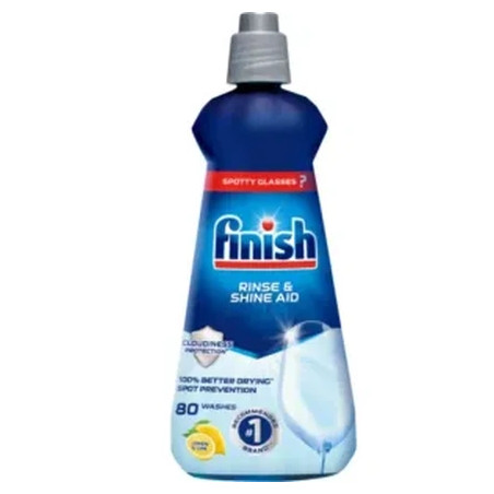 Finish Rinse Aid Lemon 400 Milliliters Effective Dishwashing Aid