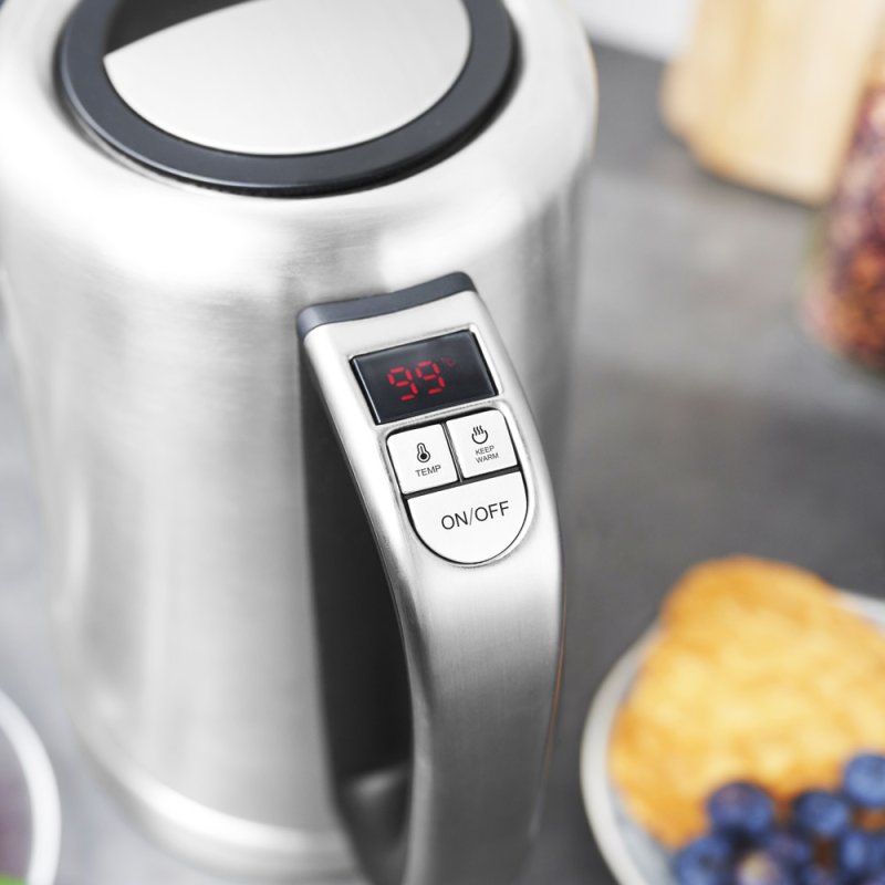 Gastroback Design Express electric kettle 1.7 L 3000 W Black, Stainless steel