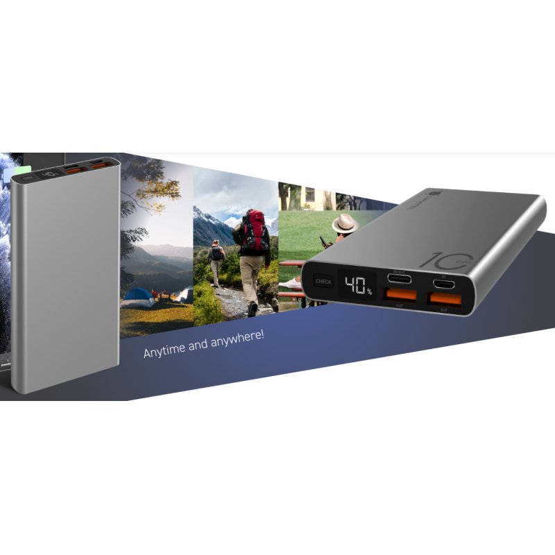 Navitel PWR10 AL SILVER power bank 10000 mAh