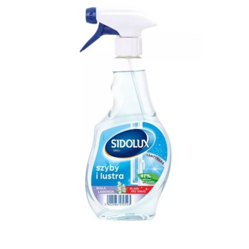 Sidolux Window And Mirror Cleaner White Lavender 500 Ml