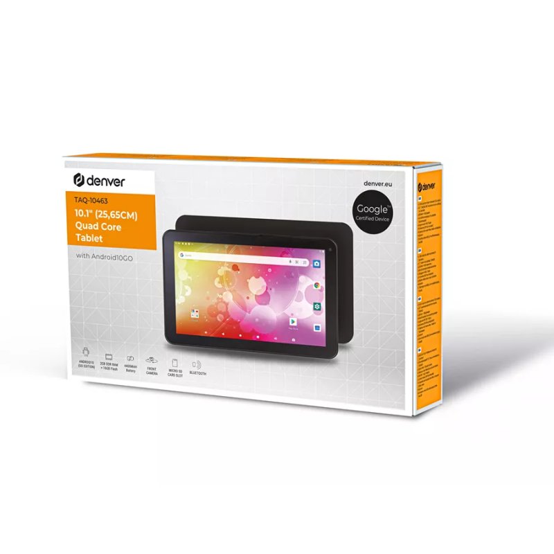 Denver TAQ-10463 10.1/16GB/2GB/WI-FI/Android10GO/Black