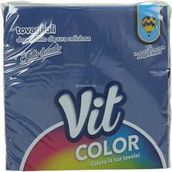 Vit Blue Napkins 2ply 33x33 Cm 25 Pcs