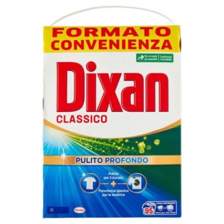 Dixan Classic Powder Detergent 5225 Kg With 95 Measuring Cups