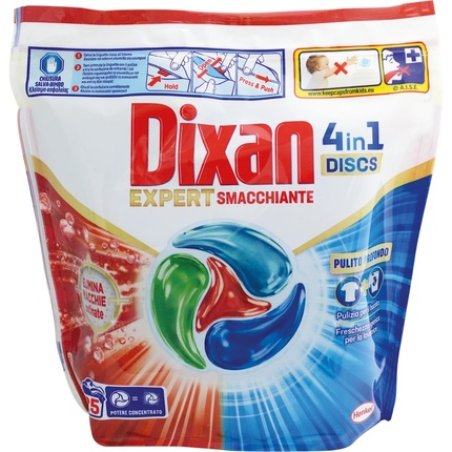 Dixan Discs 4in1 X 25 Laundry Expert Stain Remover