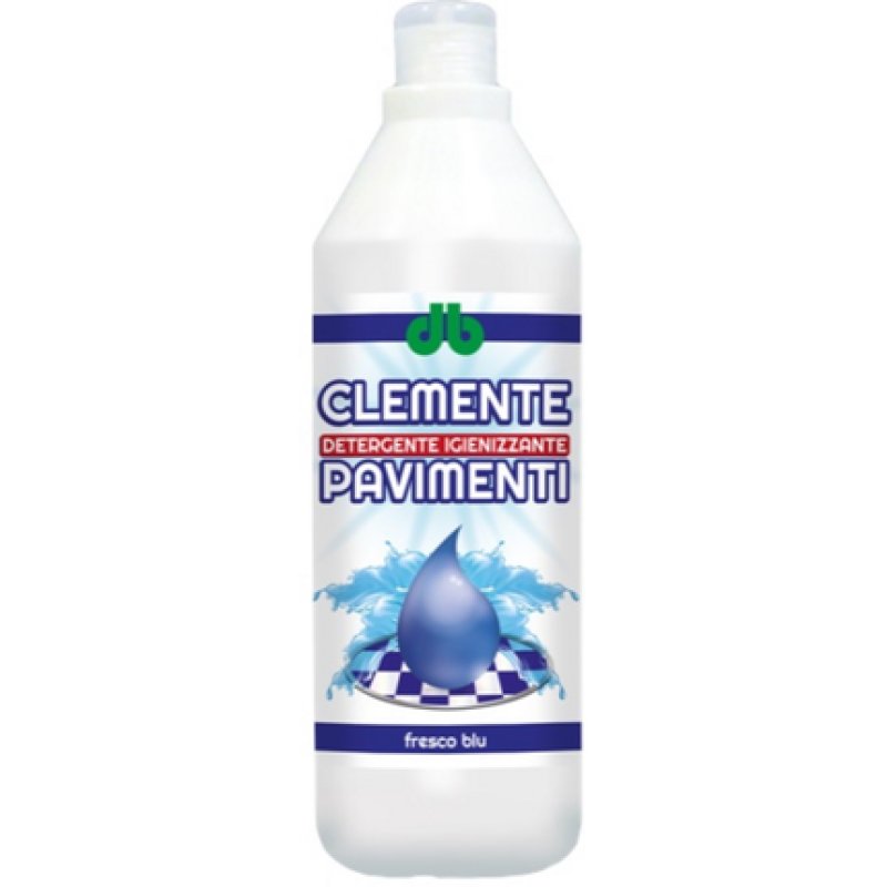 Clemente Floor Cleaner Sanitizing Fresh Blue 1 Liter