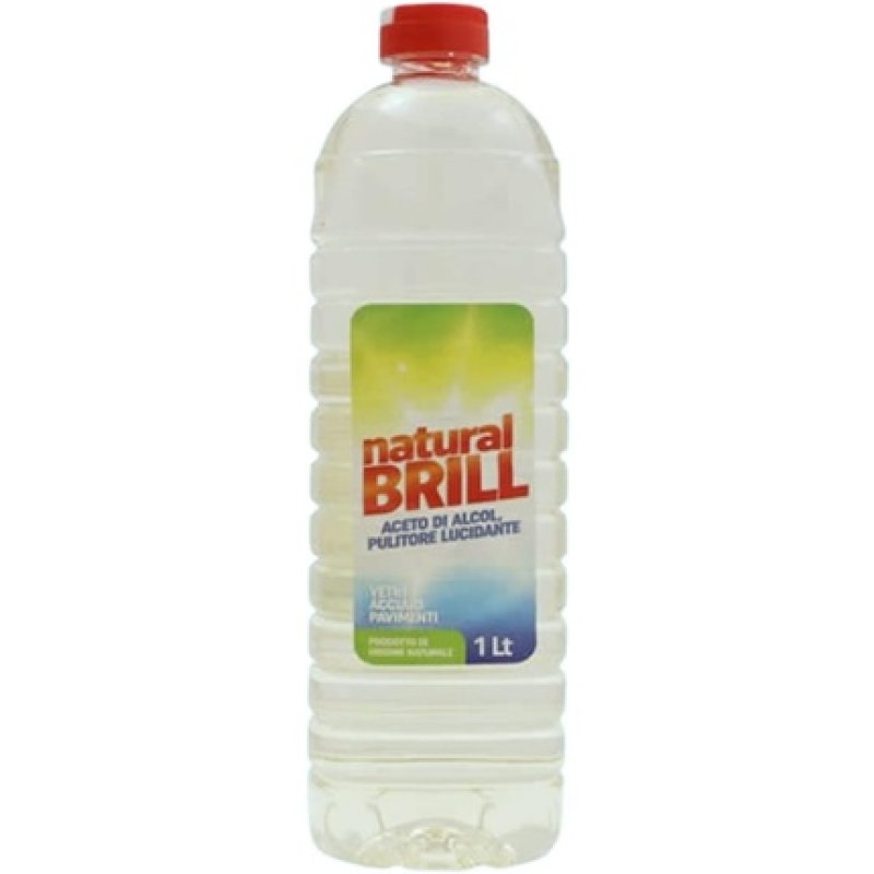 Natural Brill Alcohol Vinegar Polish 1L Multipurpose for Glass and Steel Floors