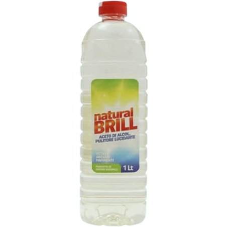 Natural Brill Alcohol Vinegar Polish 1L Multipurpose for Glass and Steel Floors
