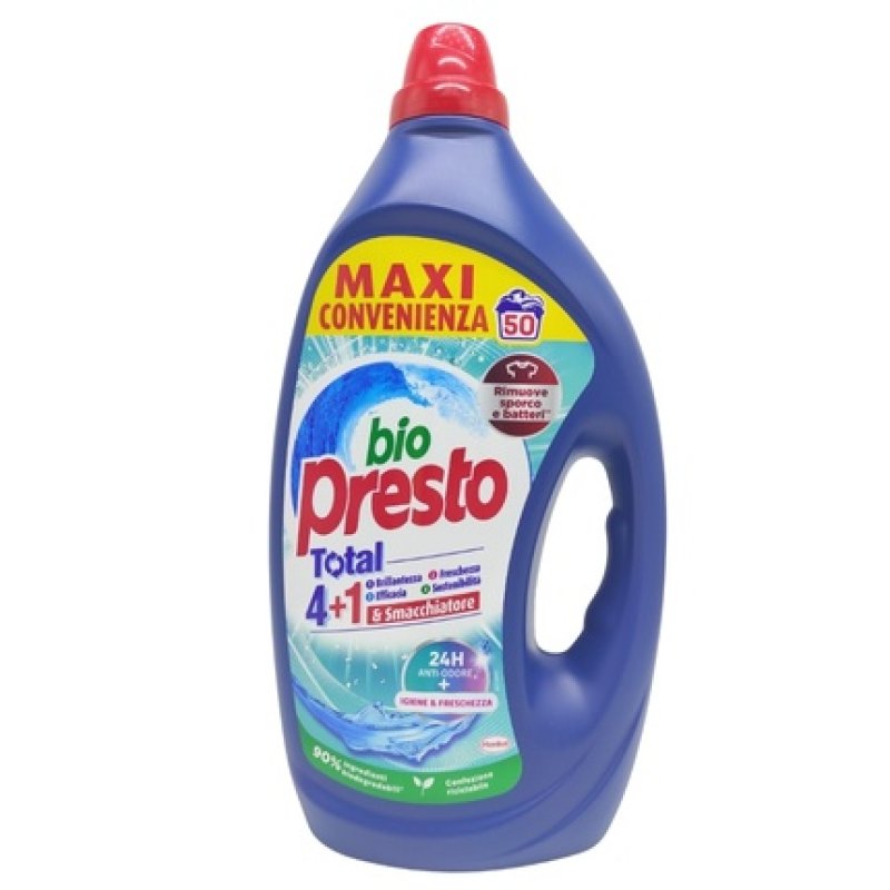 Bio Presto Washing Machine Detergent For 50 Washes Hygiene & Freshness