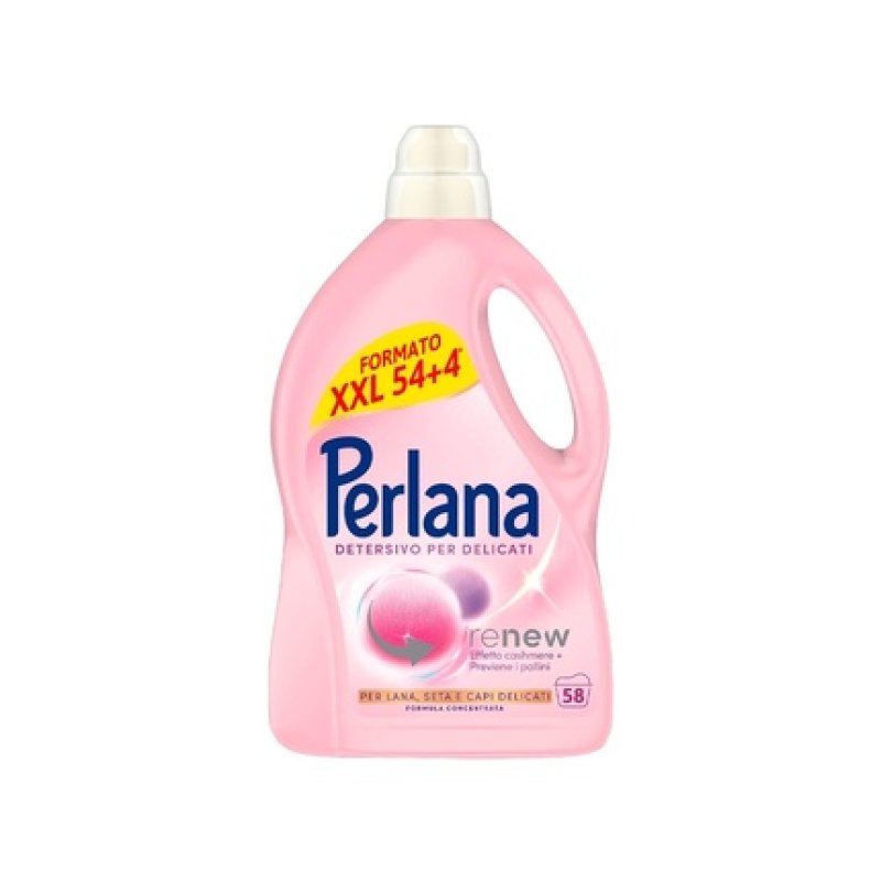 Perlana Renew Washing Machine Detergent For 58 Washes Pink