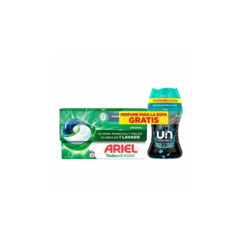 Ariel Detergent Capsules Pods T1 18 Units With Lenor 150 Grams