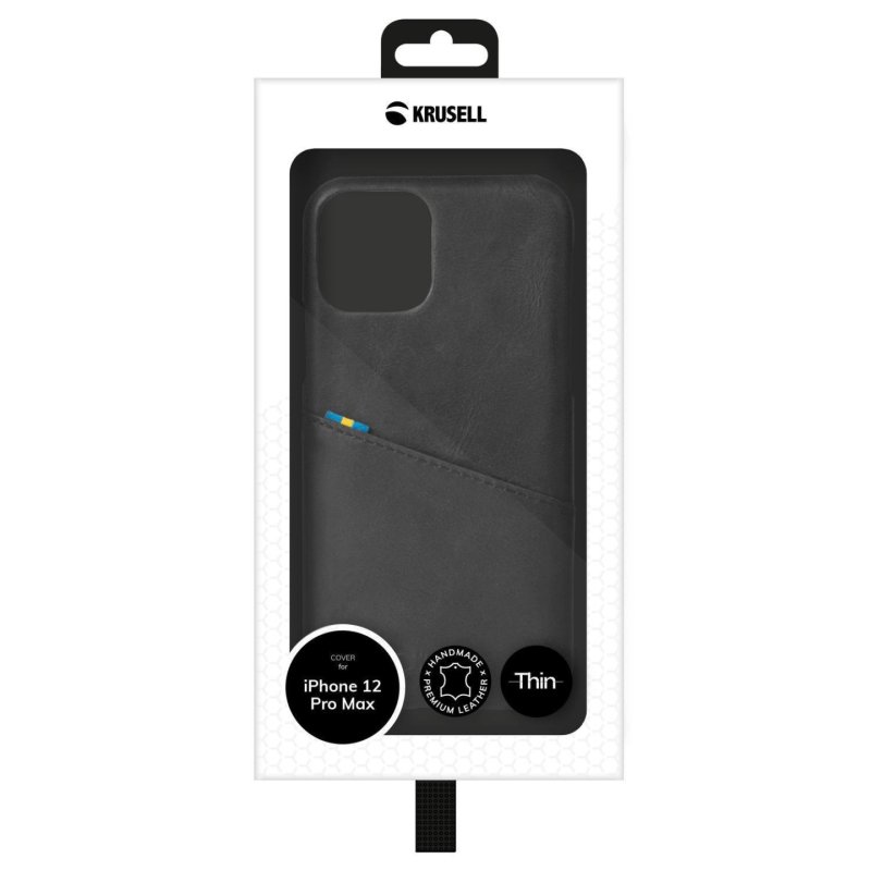 Krusell 62177 mobile phone case 17 cm (6.7") Cover Black