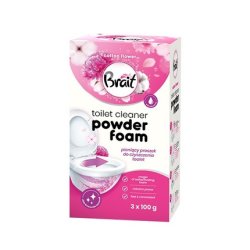 Dramers Brait Wulkan Foaming Toilet Cleaning Powder Cotton Flower 3 X 100 G