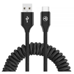 Tellur Data cable Extendable USB to Type-C 3A 1.8m Black