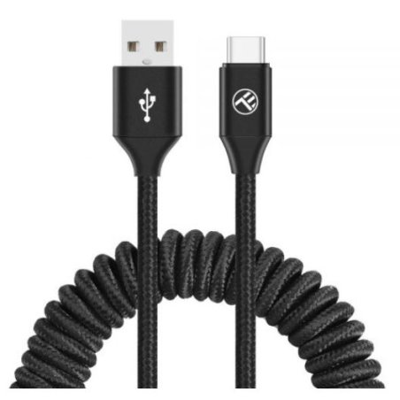 Tellur Data cable Extendable USB to Type-C 3A 1.8m Black
