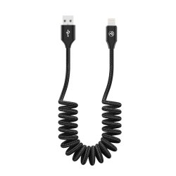 Tellur Data cable Extendable USB to Lightning 3A 1.8m black