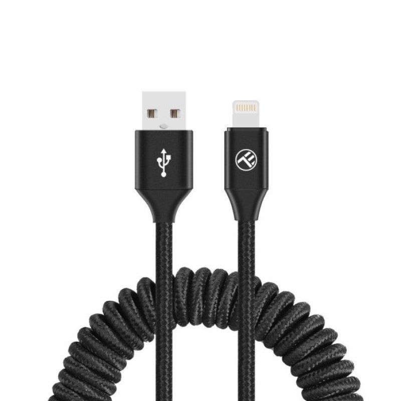 Tellur Data cable Extendable USB to Lightning 3A 1.8m black