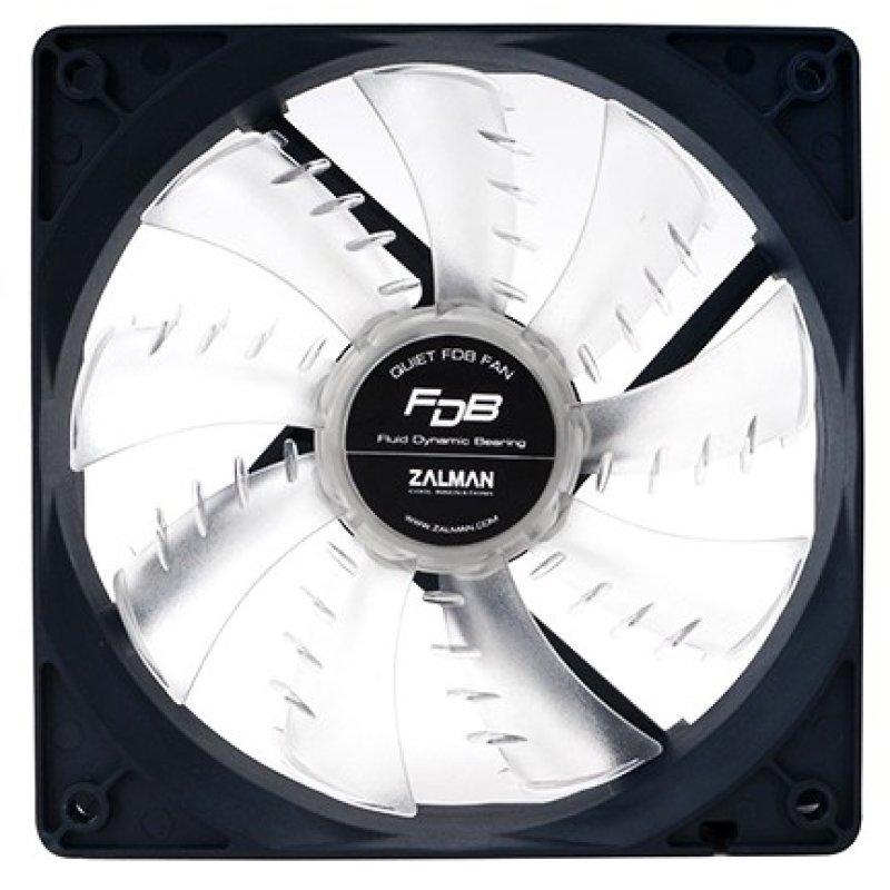 Zalman ZM-F3 FDB(SF) système de refroidissement d’ordinateur Boitier PC Ventilateur 12 cm Noir, Transparent