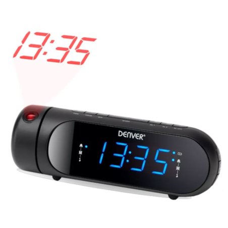 Denver CPR-700 alarm clock Digital alarm clock Black