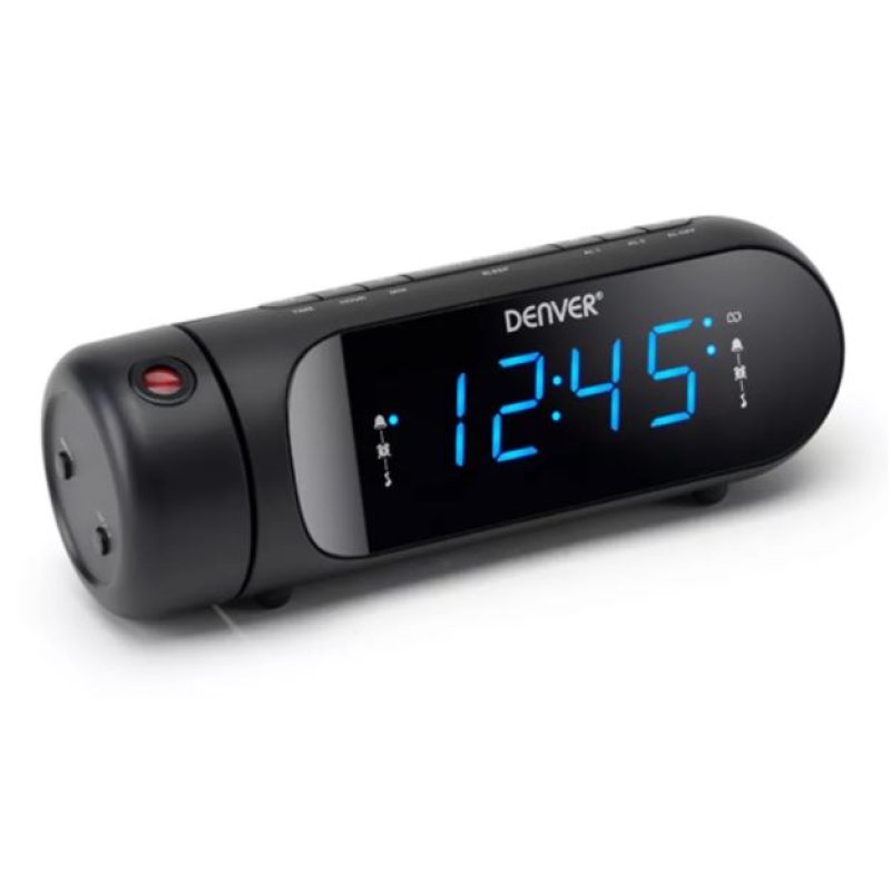 Denver CPR-700 alarm clock Digital alarm clock Black
