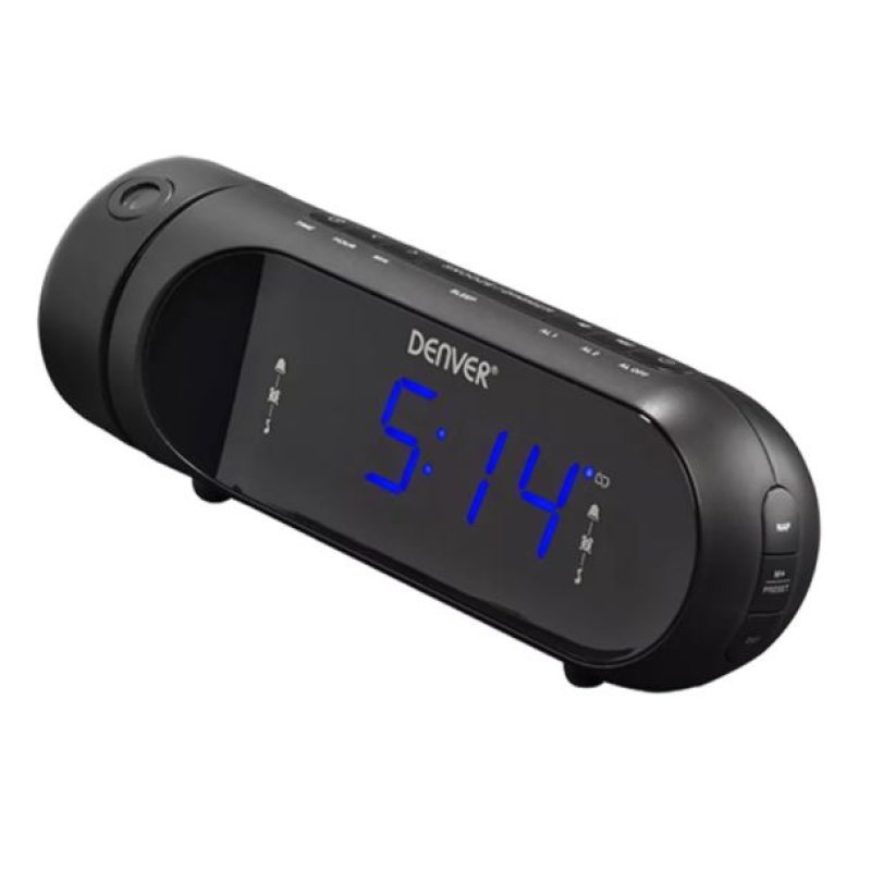 Denver CPR-700 alarm clock Digital alarm clock Black