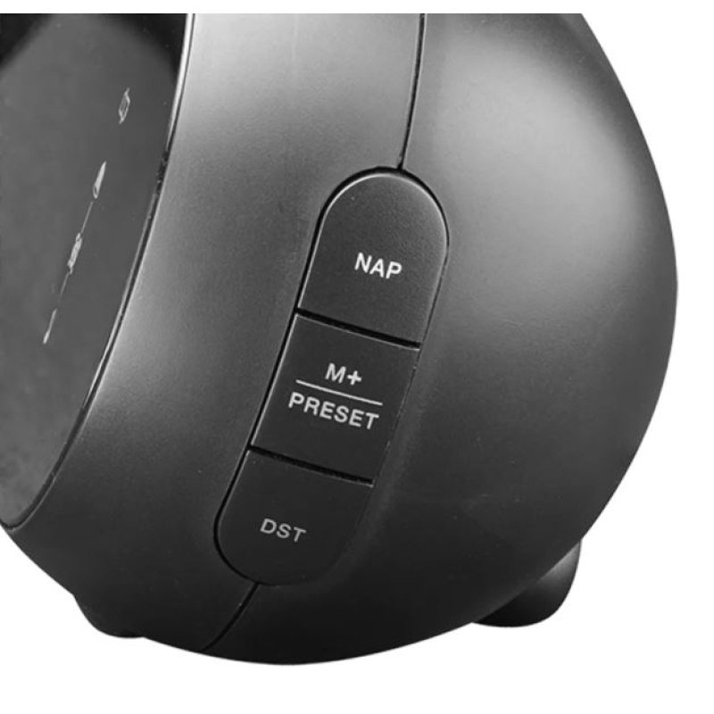 Denver CPR-700 alarm clock Digital alarm clock Black